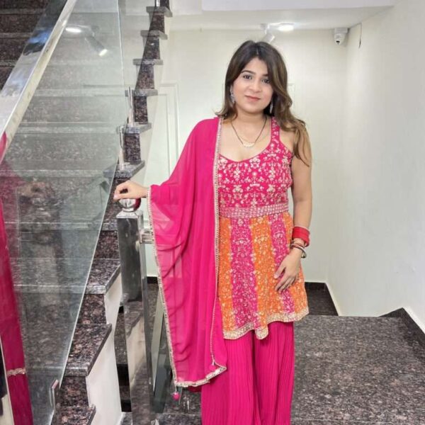 Gulaabi Glow Sharara Set