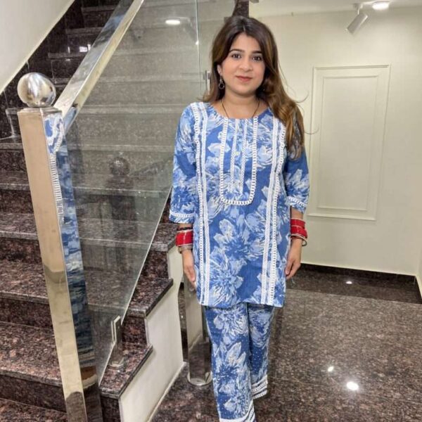 Blue Bloom Co-Ord Set