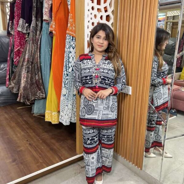 Tribal Muse Monochrome Co-ord Set