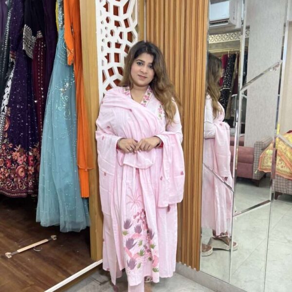 Gulaabo Pastel Pink Cotton Suit Set