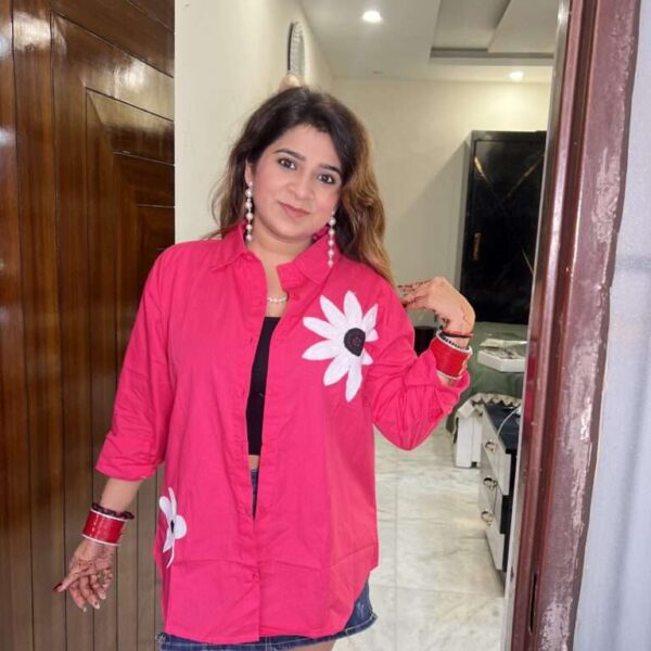 Bloom Vibe Oversized Shirt